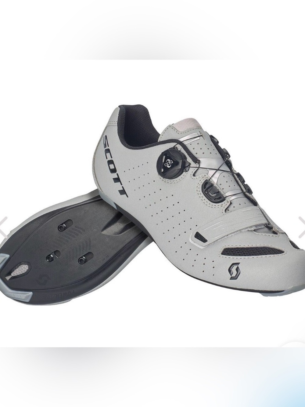 Scott Road Comp BOA Mountain/ cycling Bike Shoes in Light Gray and Black